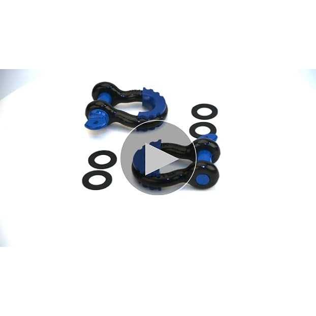 Otherya Heavy Duty Tow Strap Recovery Kit 3” x Break Strength - Cheap Fitting