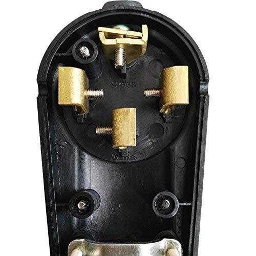 parkworld RV 50 Amp 125-Volt/250-Volt Power Replacement NEMA 14-50P Male Assembly Plug with Handle - Cheap Fitting