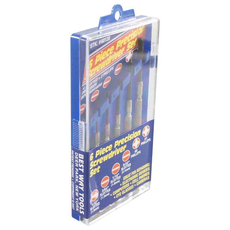 Best Way Tools 6-Piece Precision Screwdriver Set - Cheap Fitting