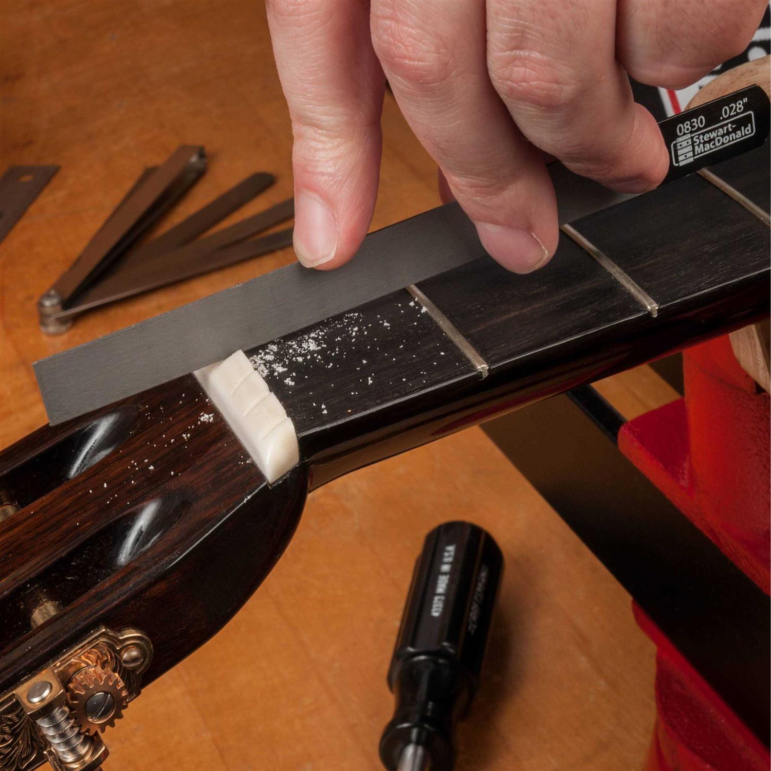 StewMac Gauged Nut Slotting Files - Cheap Fitting