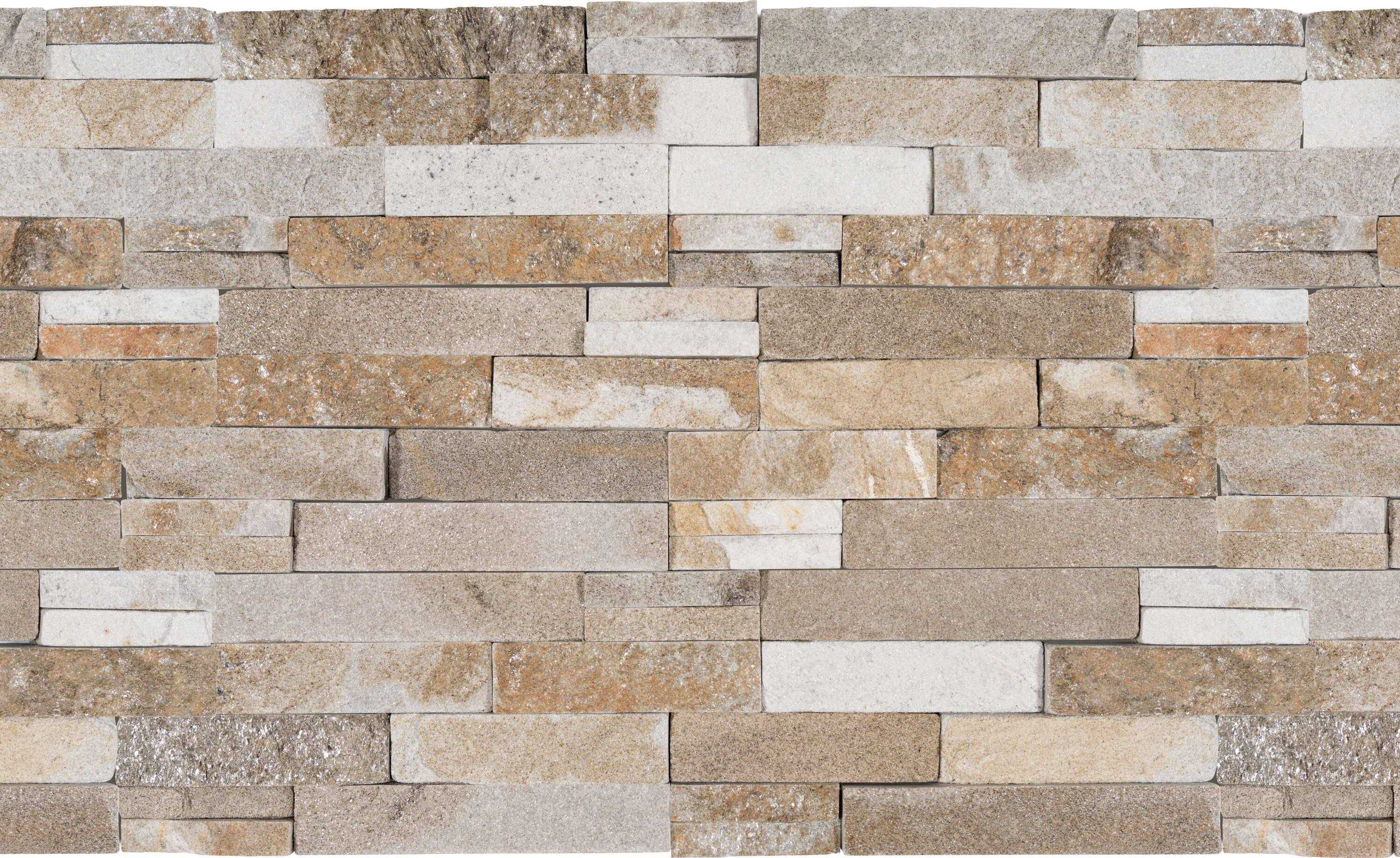 Satori Desert Quartz Ledgestone 6-in x 12-in Natural Stone Quartz Stone Look Wall Tile 1001-0016-1 - Cheap Fitting