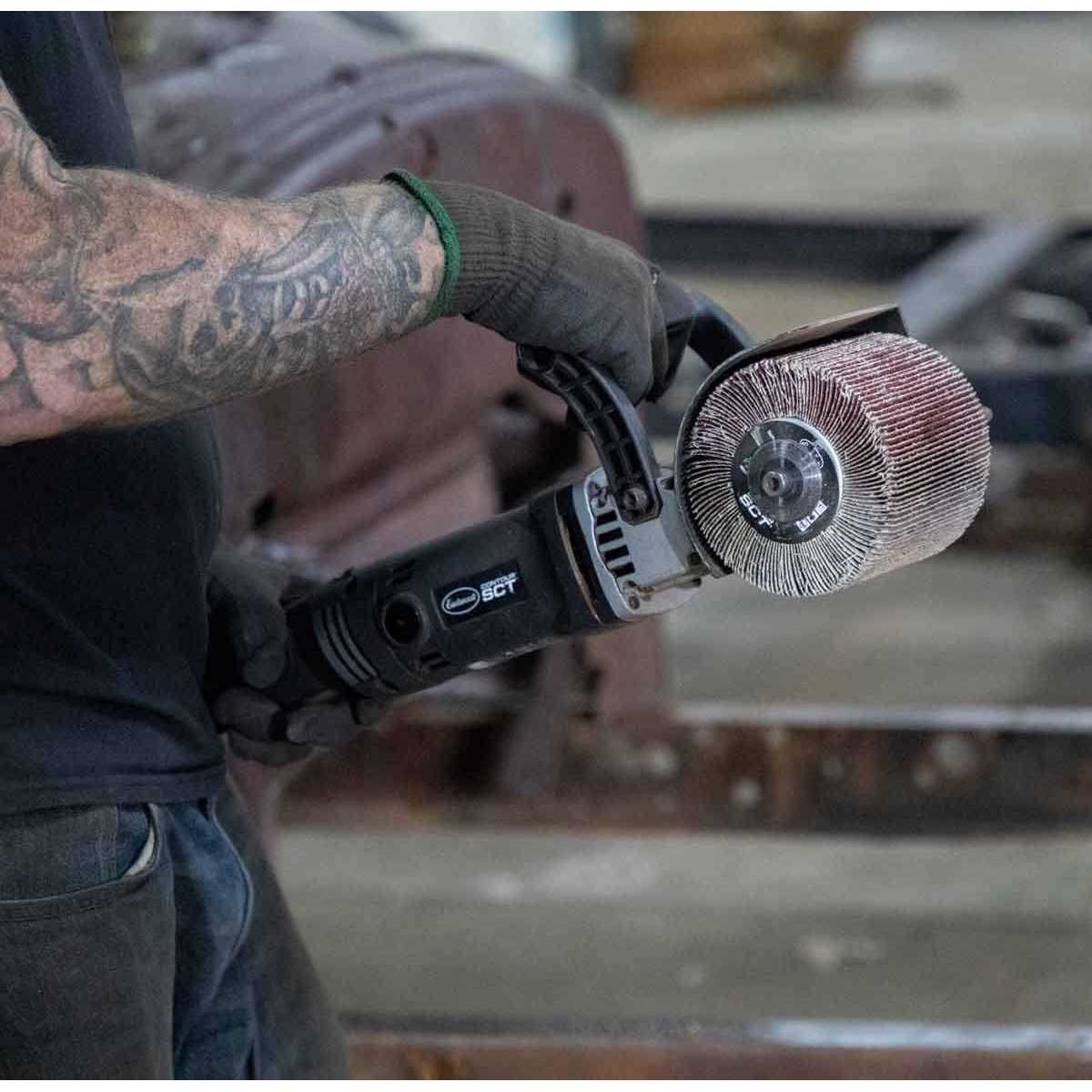 Eastwood Contour SCT Abrasive Flap Sanding Drum 60 Grit - Cheap Fitting