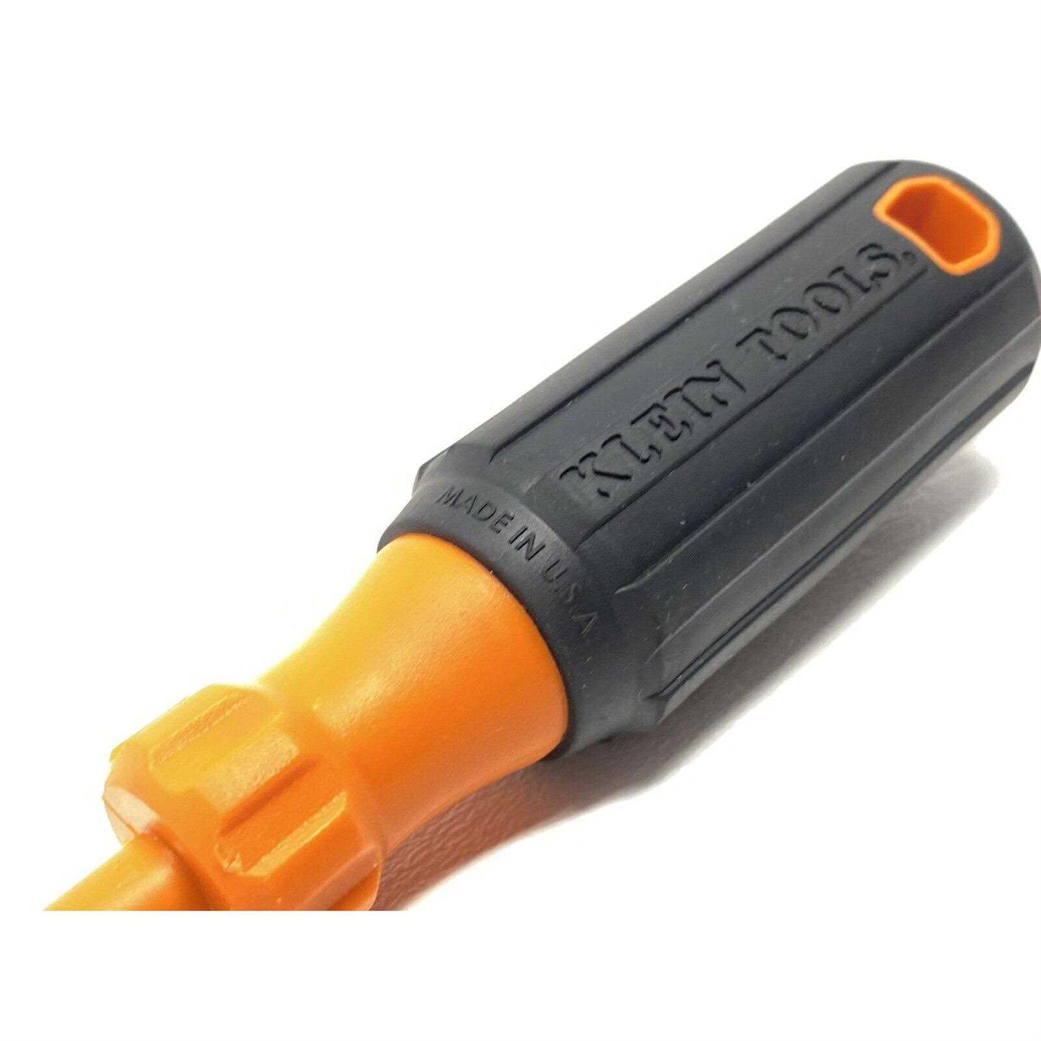 Klein Tools 6824INS Insulated Screwdriver 1/4 Inch Cabinet Tip - Cheap Fitting