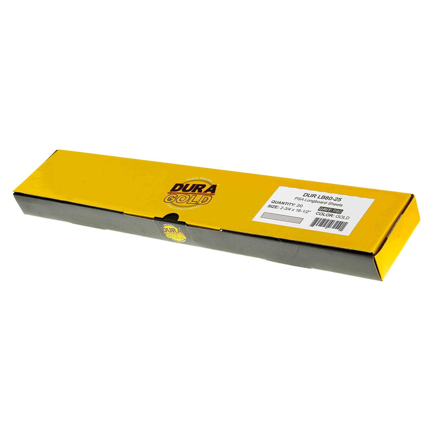 Dura-Gold Premium Grit Gold Pre-Cut PSA Longboard Sandpaper Sheets - Cheap Fitting