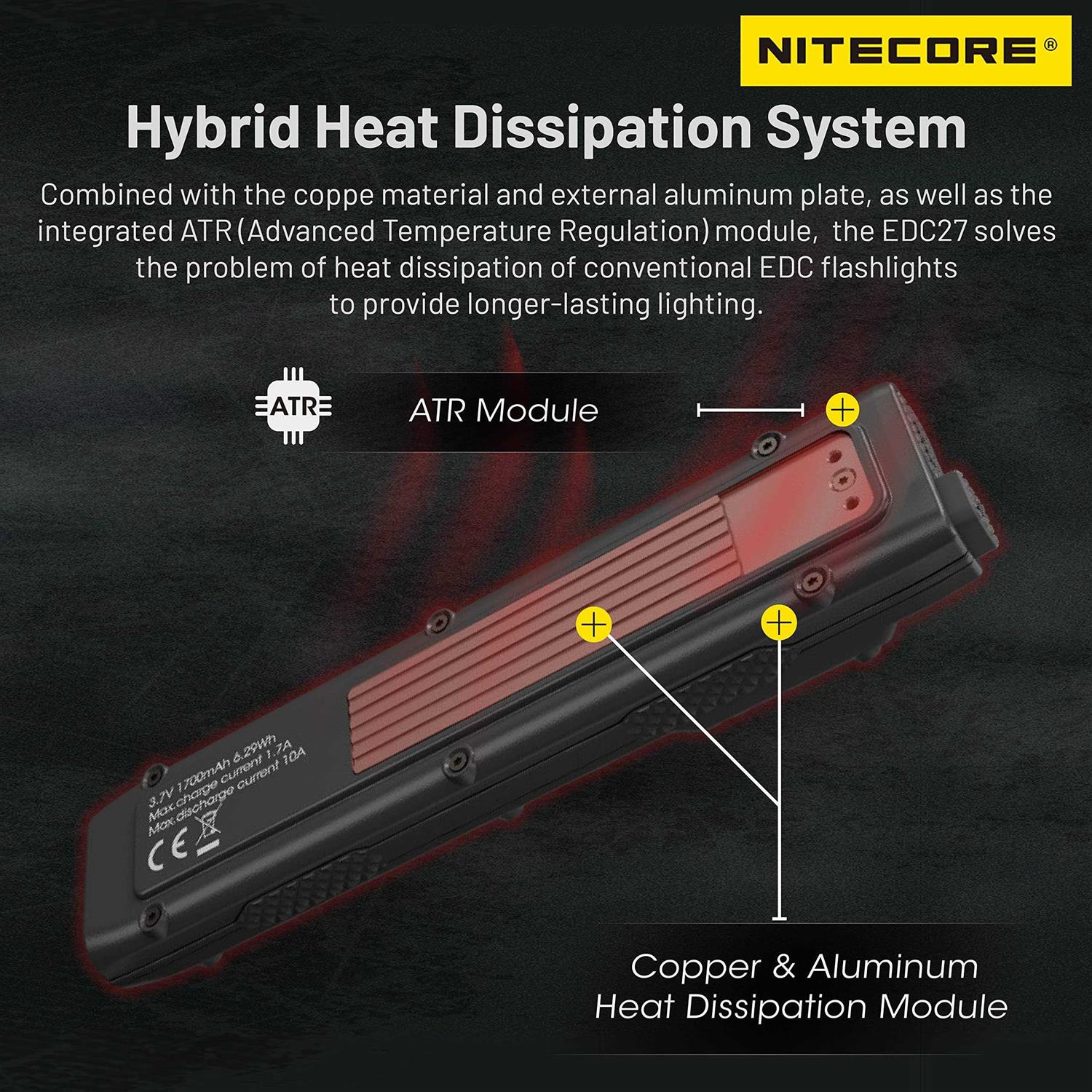 Nitecore EDC27 3000 Lumen EDC Flashlight - Cheap Fitting