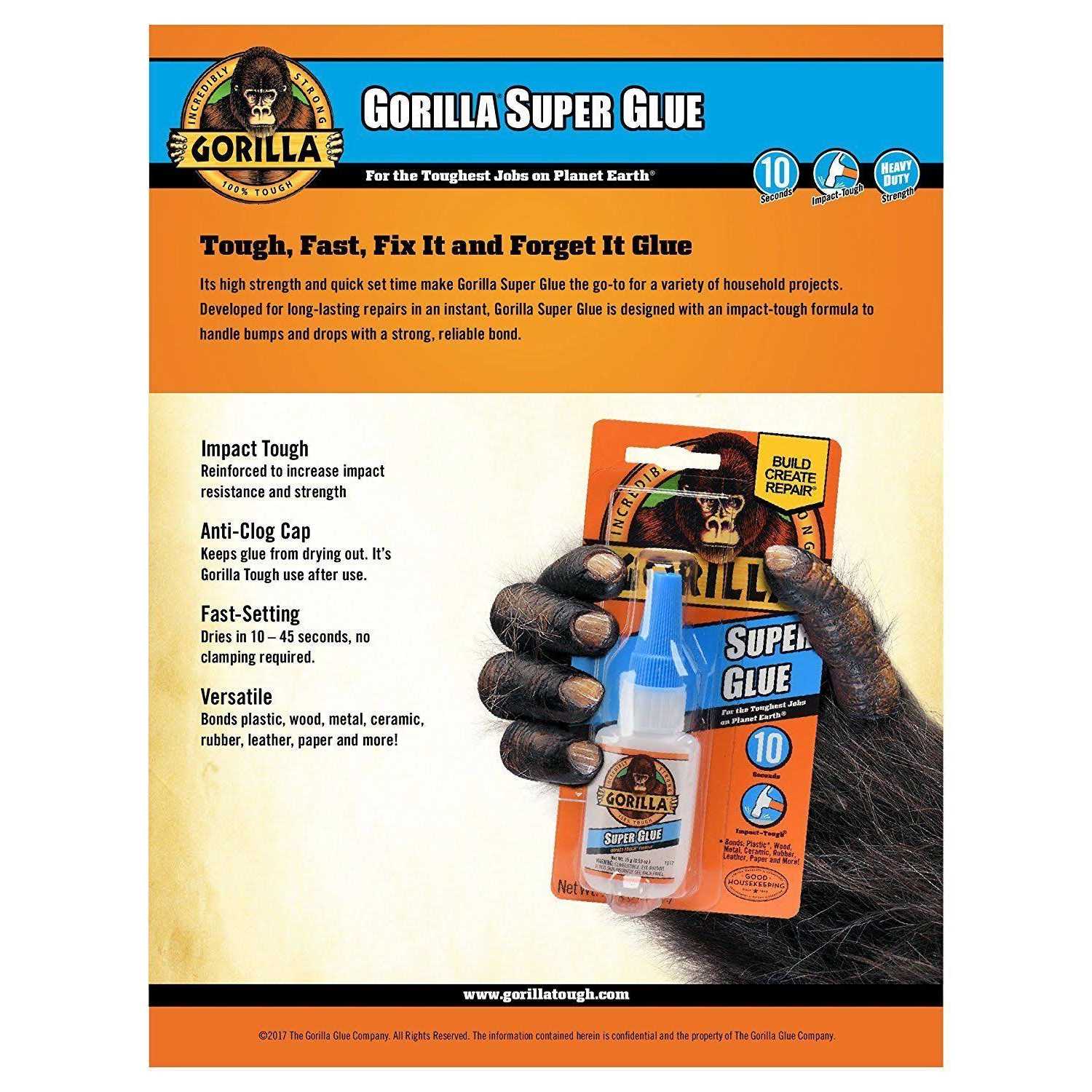 Gorilla Gel Super Glue - Cheap Fitting