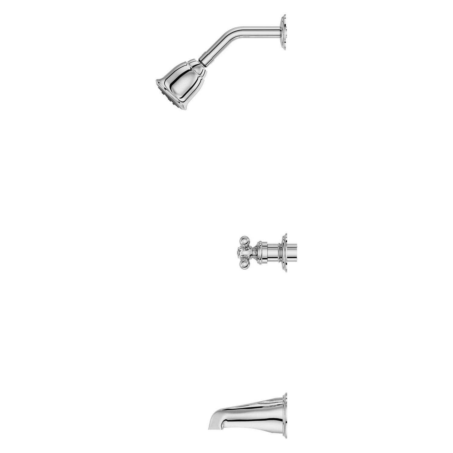 Pfister LG01-8CBC 3-Handle Tub and Shower Faucet with Cross Handles - Cheap Fitting