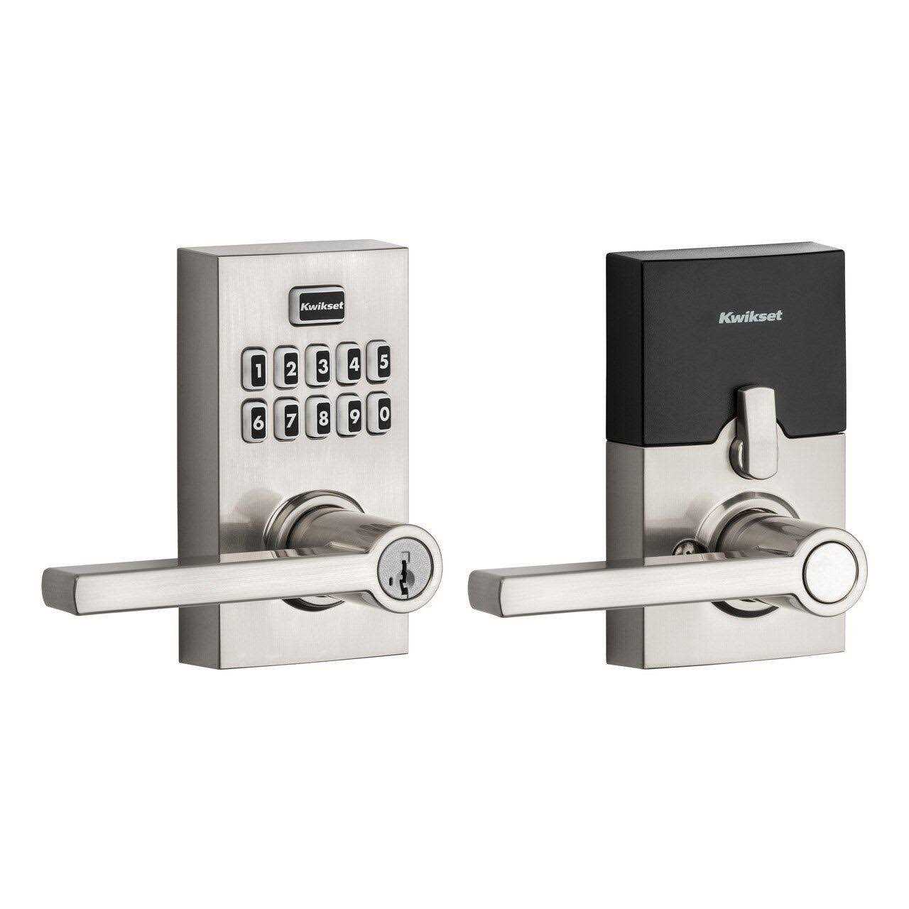 Kwikset SmartCode Electronic Halifax Lever SN - Cheap Fitting