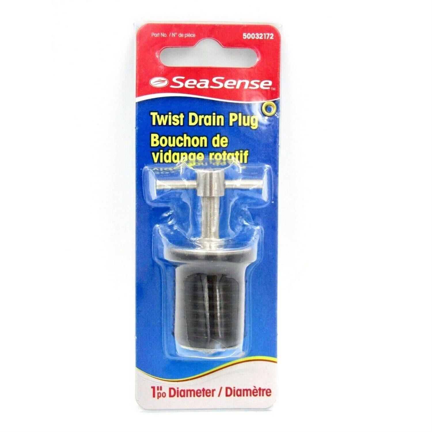 Seasense Stainless Steel Drain Twist Plug - Cheap Fitting