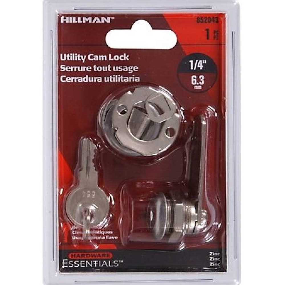 Hardware Essentials Chrome Keyed Door/Drawer Utility Lock - Cheap Fitting