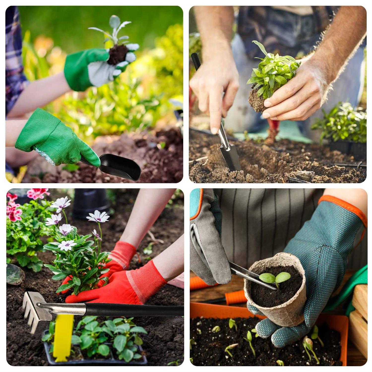 Taschyas Bonsai Tools Set 20 Pcs Gardening Succulent Tree Indoor Beginner Tool Kit - Cheap Fitting