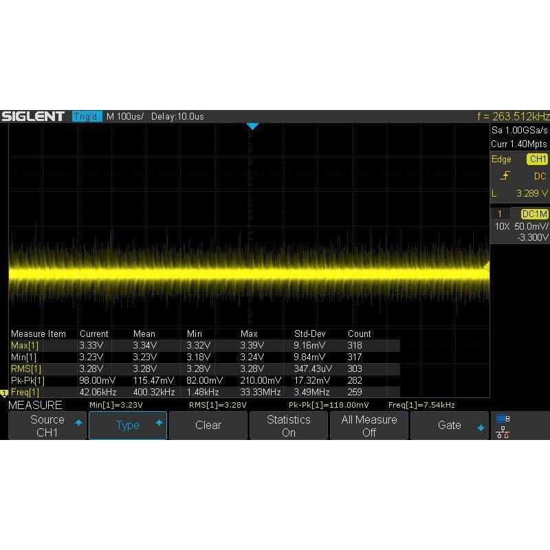 Siglent SDS1104X-E 100Mhz Digital Oscilloscope 4 Channels Standard Decoder - Cheap Fitting