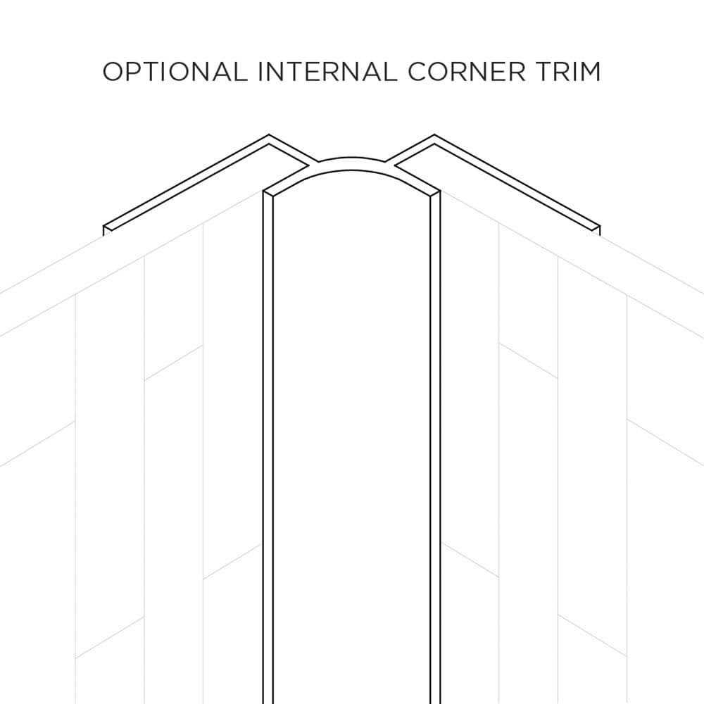 CRAFT + MAIN Jetcoat 42-in x 78 2-Piece Shower Panel Kit - Cheap Fitting