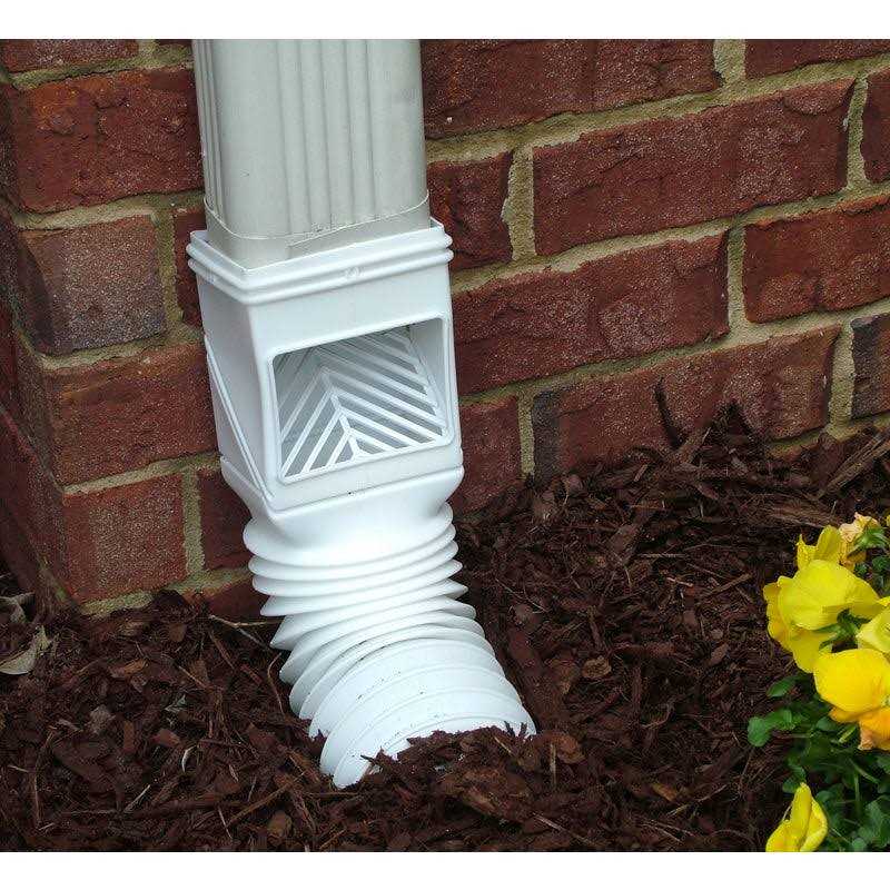 Amerimax White Vinyl Downspout Filter - Cheap Fitting