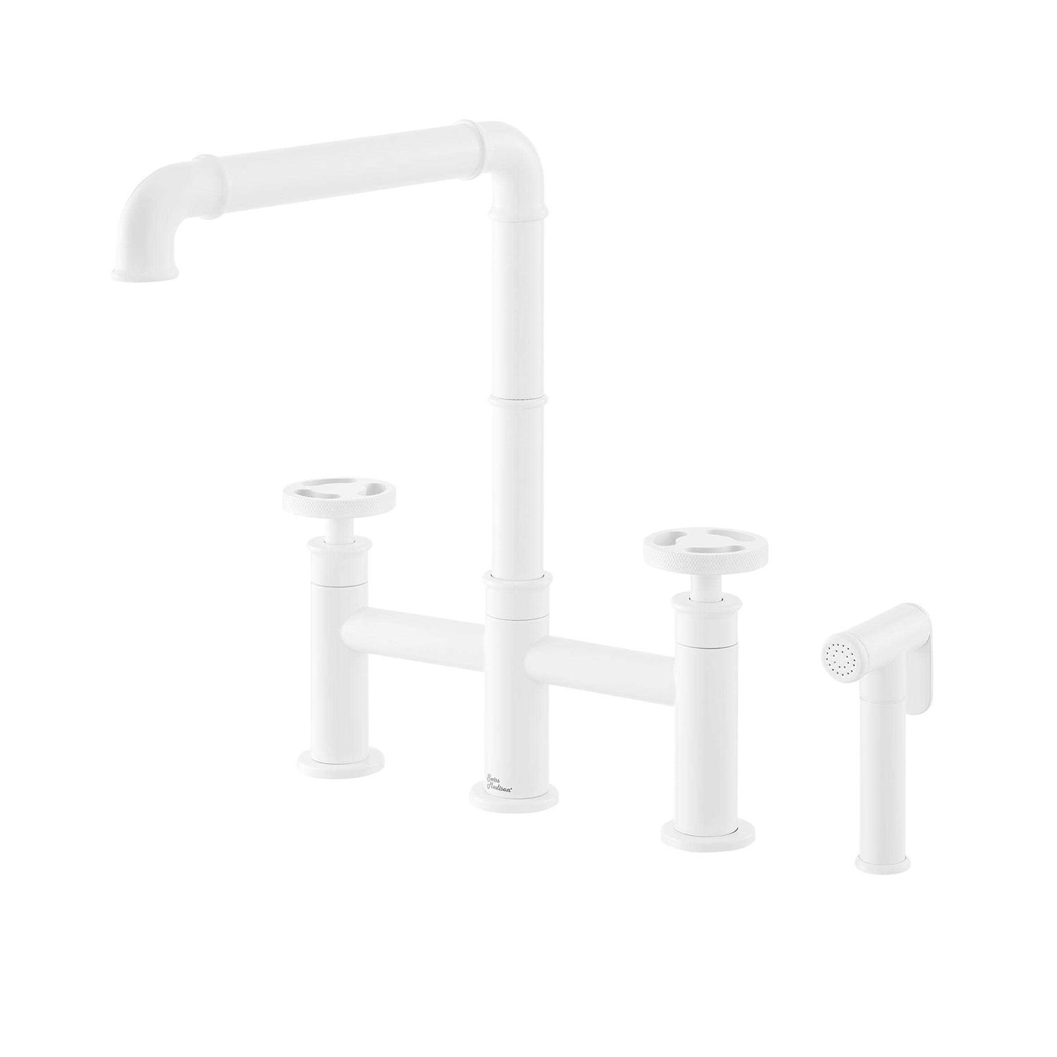 Swiss Madison Avallon Pro Widespread Kitchen Faucet with Side Sprayer SM-KF79BN - Cheap Fitting