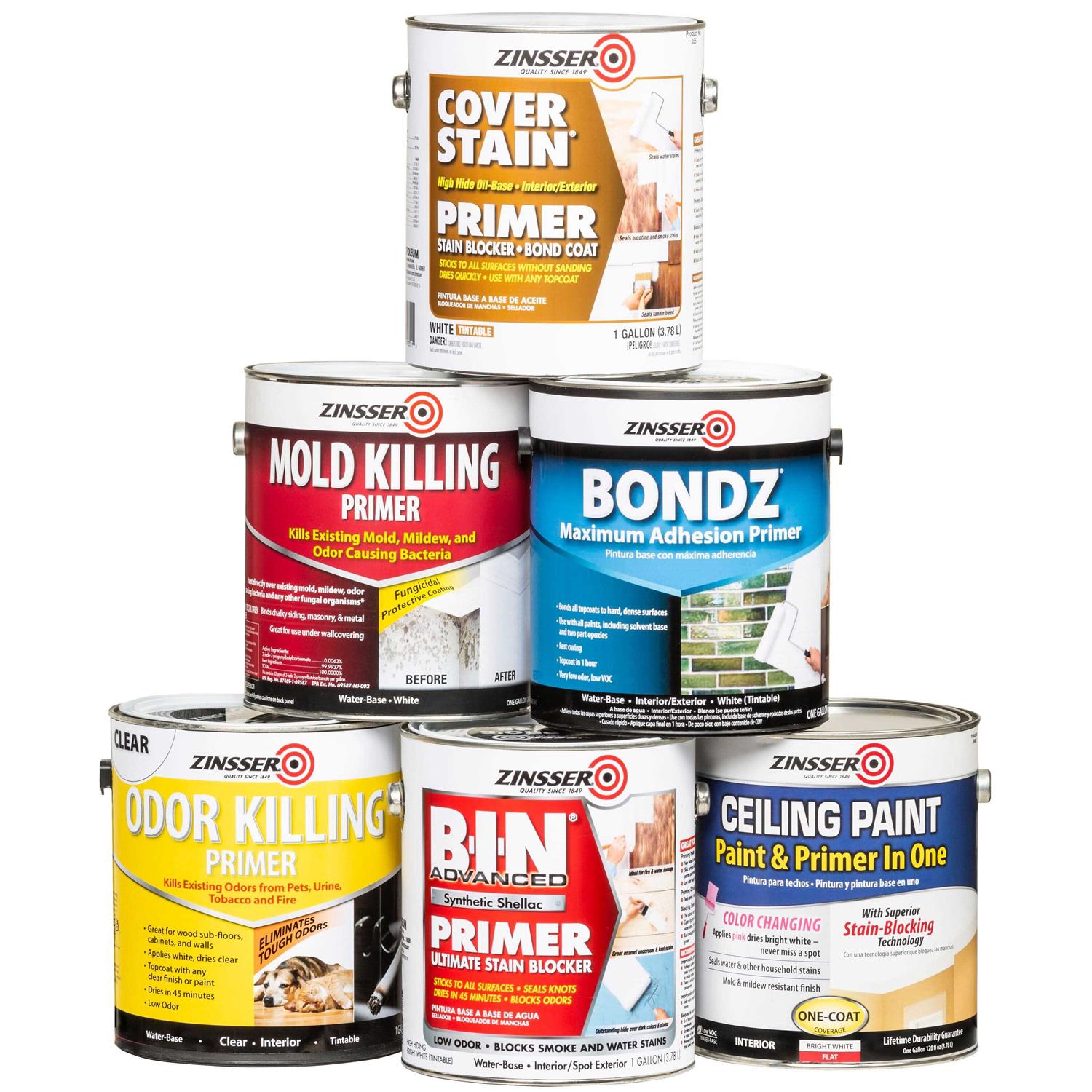 Zinsser Ceiling Paint/Primer - Cheap Fitting