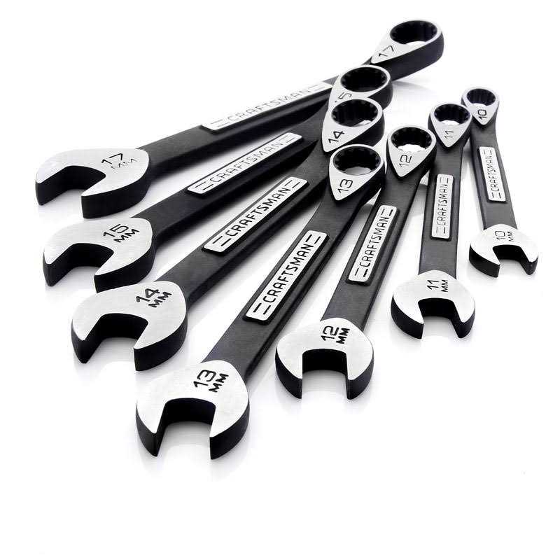 Craftsman 7 pc. Steel Metric Universal Wrench Set - Cheap Fitting