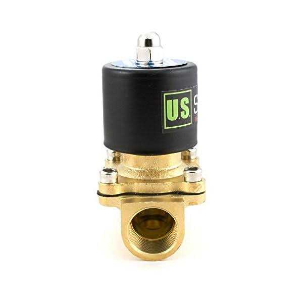 U.s. Solid Electric Solenoid Valve 3/4 110v AC Solenoid Valve Brass Body Normally Closed - Cheap Fitting