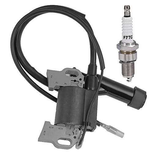 Vkinman Ignition Coil + Spark Plug Replacement for Champion Power 196cc 6.5HP 3500 4000 Watt Gas Engine Generator - Cheap Fitting