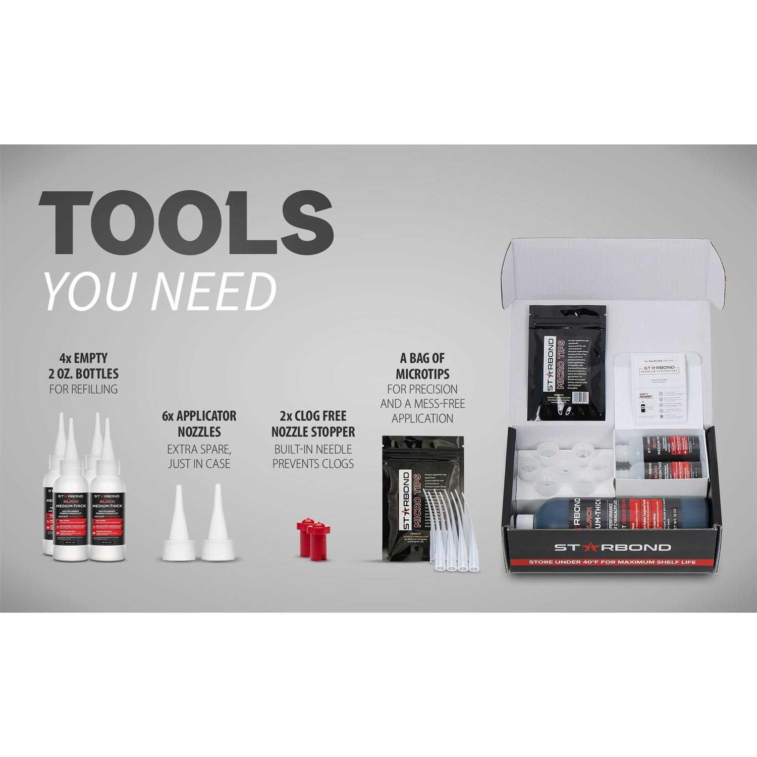 Starbond Black Medium-Thick CA Glue KBL-500 - Cheap Fitting