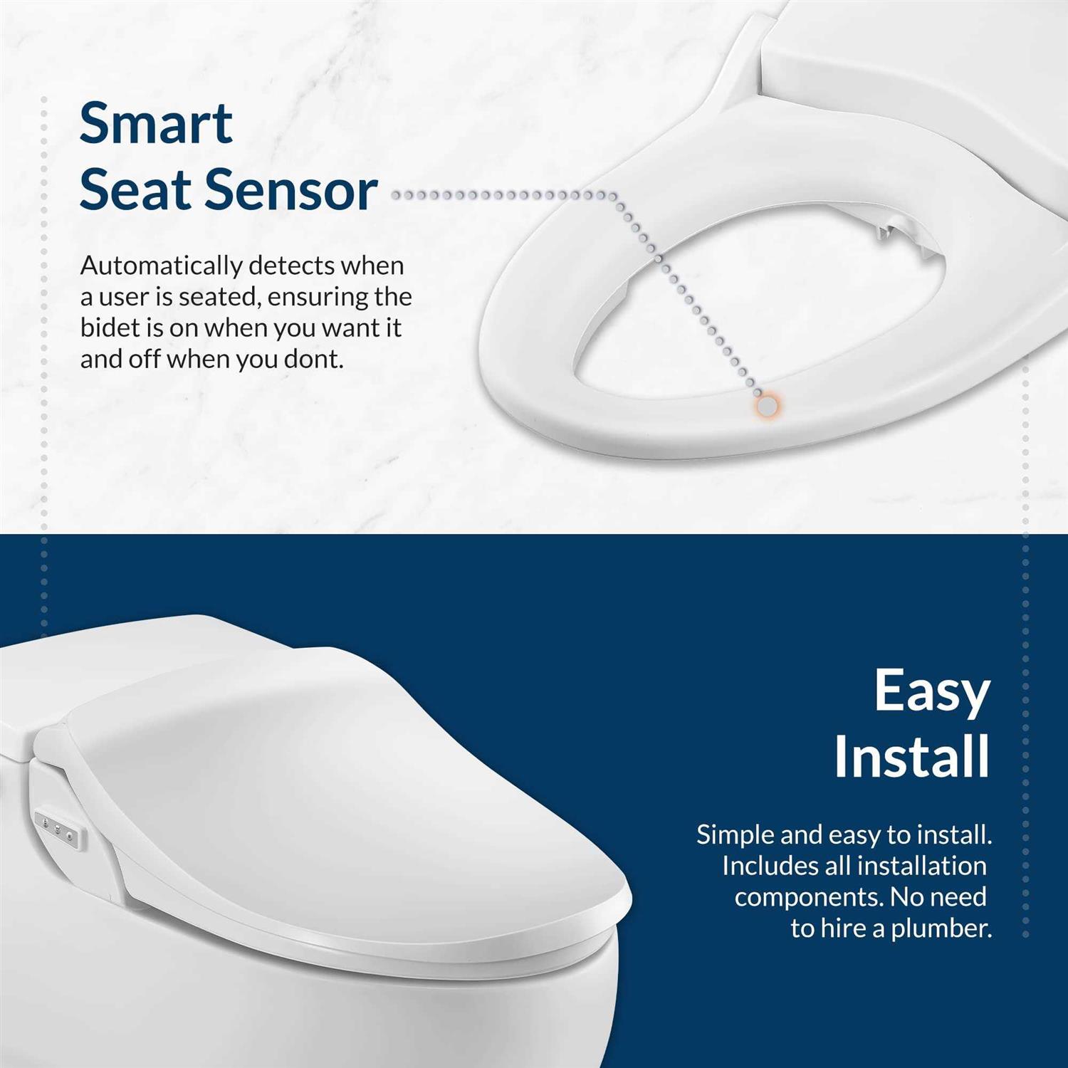 Bio Bidet Slim Two Bidet Toilet Seat - Cheap Fitting