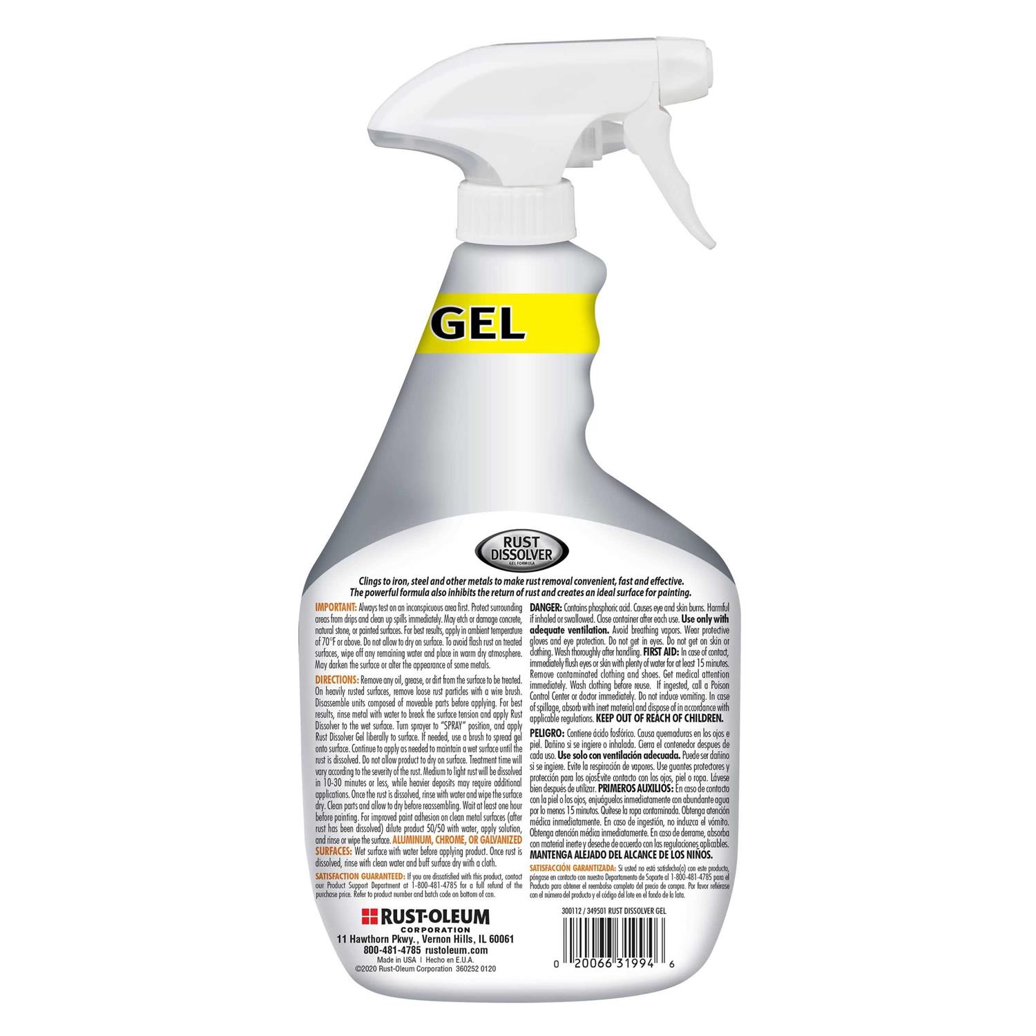 Rust-Oleum Rust Dissolver Gel - Cheap Fitting