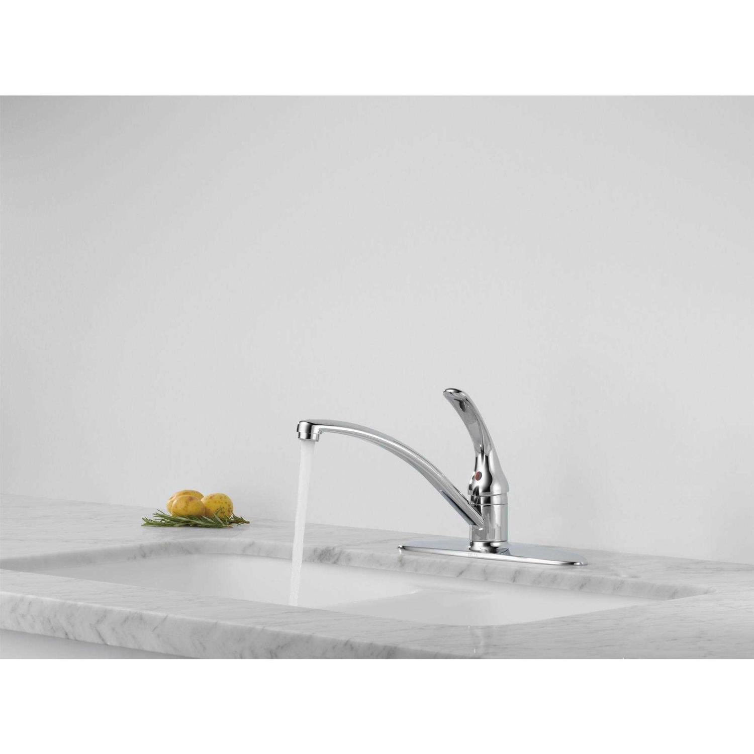 Delta Foundations Single Handle Kitchen Faucet B1310LF - Cheap Fitting