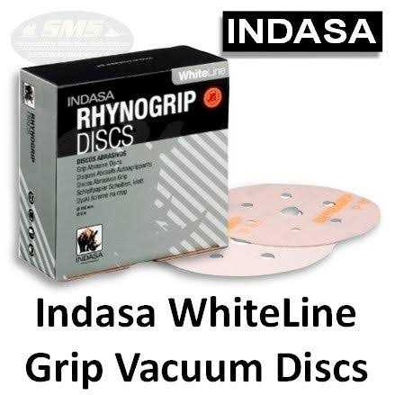 Indasa Whiteline Rhynogrip 5 Vacuum Sanding Discs - Cheap Fitting