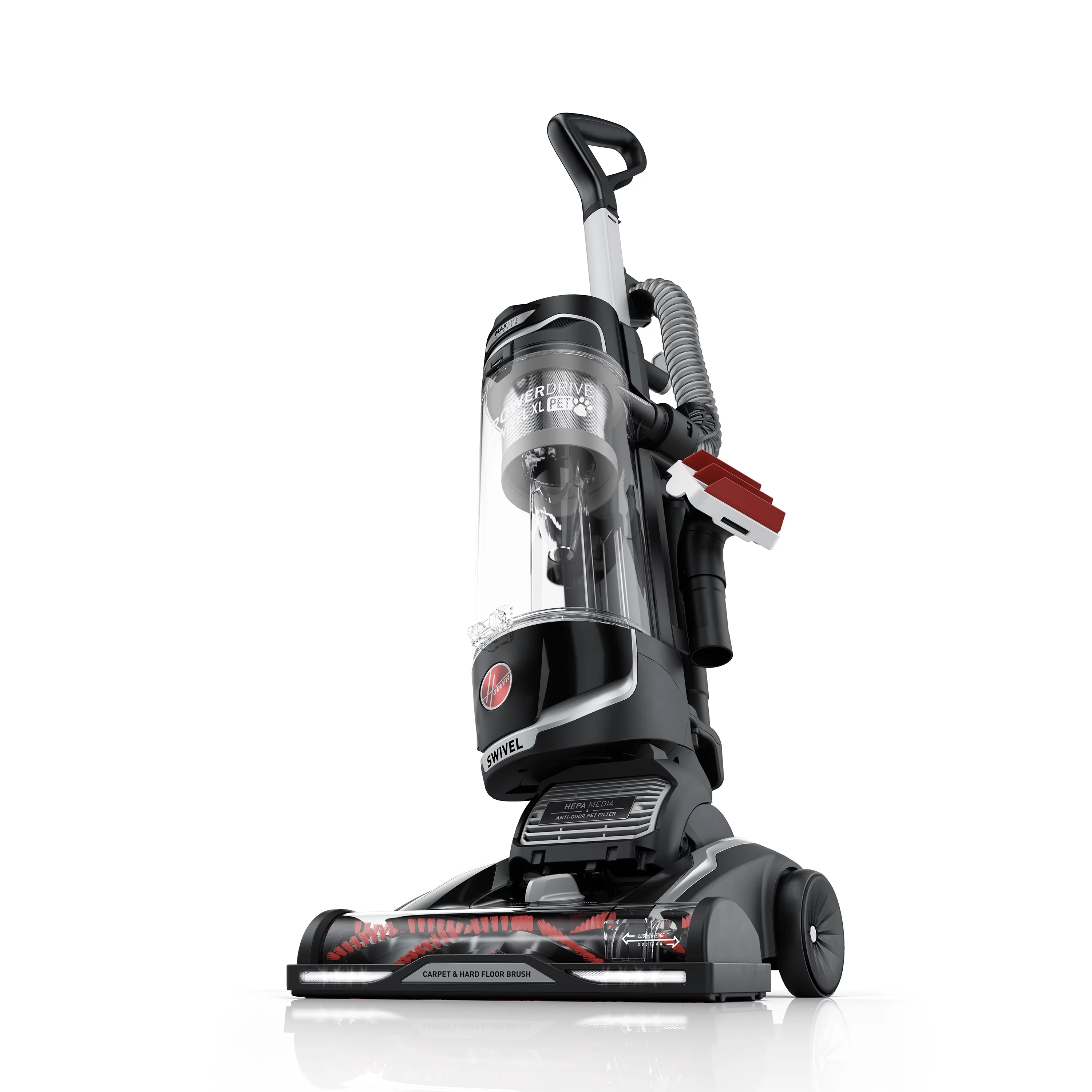 Hoover MAXLife Power Drive Swivel XL Pet Bagless Upright Vacuum Cleaner with HEPA Media Filtration, UH75210, New - Cheap Fitting