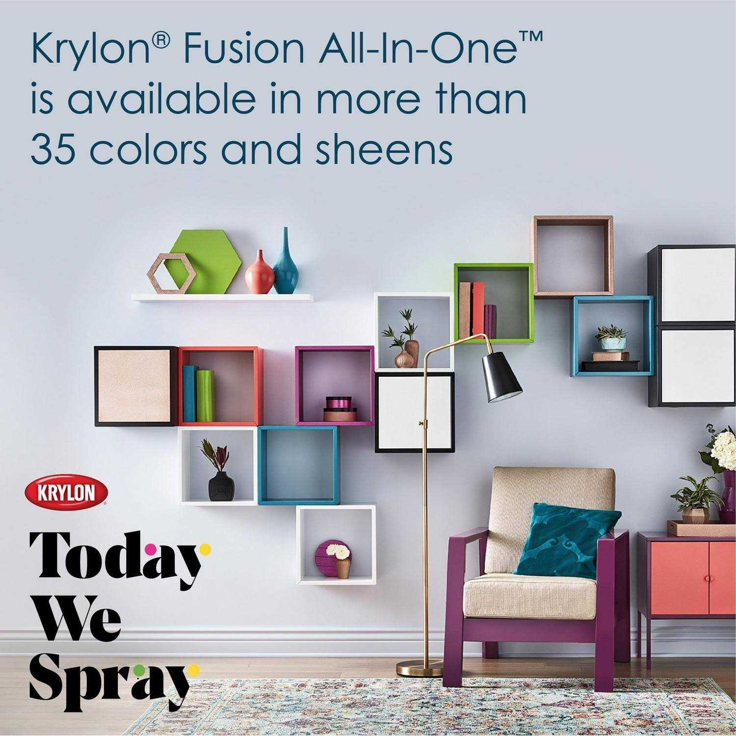 Krylon Fusion All-In-One Spanish Moss Matte Spray Paint K02796007 - Cheap Fitting