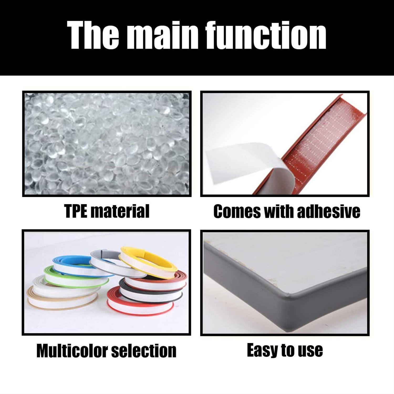 Edge Protector for Furniture, U Shape Edge Banding, Corner Protectors and Furniture Edge - Cheap Fitting