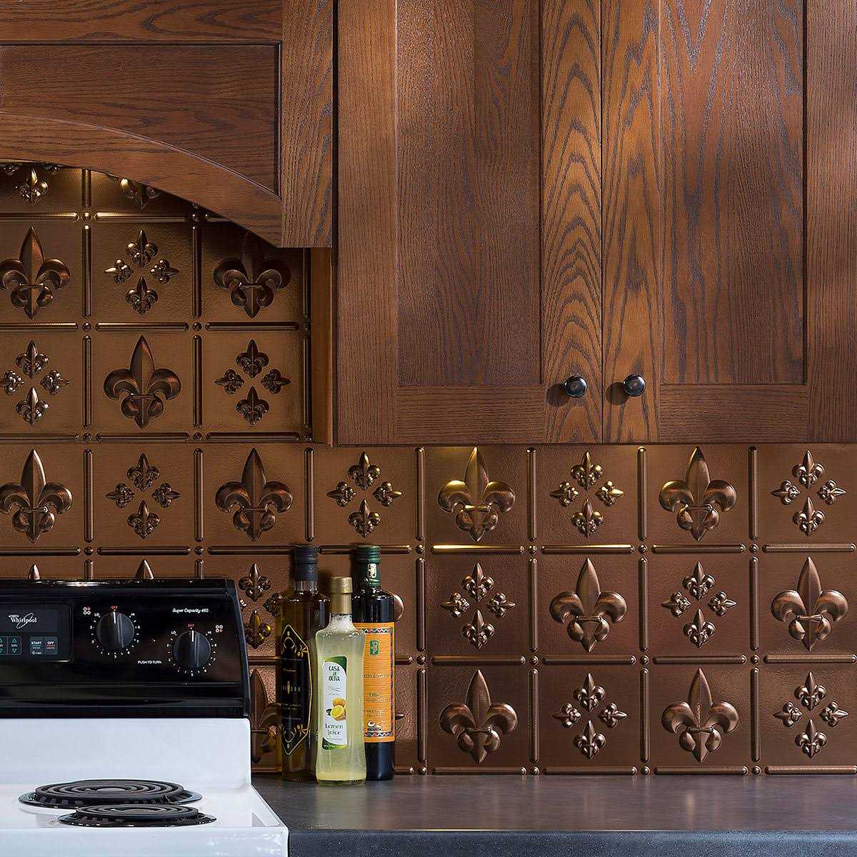 Fasade Fleur De Lis 15-square Foot Backsplash Kit - Cheap Fitting