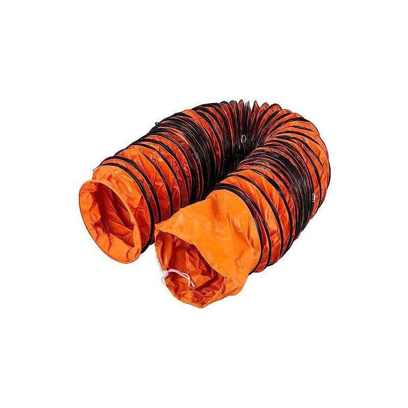 Vevor 25ft PVC Flexible Duct Hosing for 12 Inch Utility Blower Exhaust Fan - Cheap Fitting