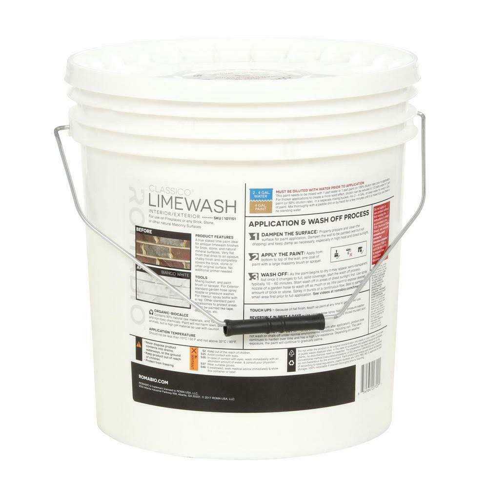 ROMABIO Limewash Interior/Exterior Paint - Cheap Fitting