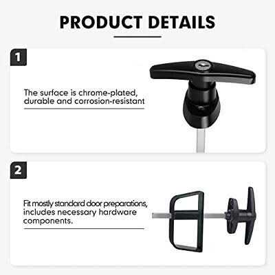 Shed Door Latch T-Handle Lock Kit with 5 KeysBTEOBFY Set 4 and 5 Stem Storage - Cheap Fitting