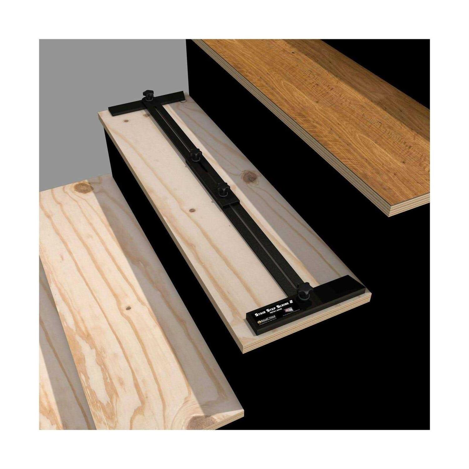 Bullet Tools Stair Step Scribe 2 Stair Installation Template for Easy Floor Installs - Cheap Fitting