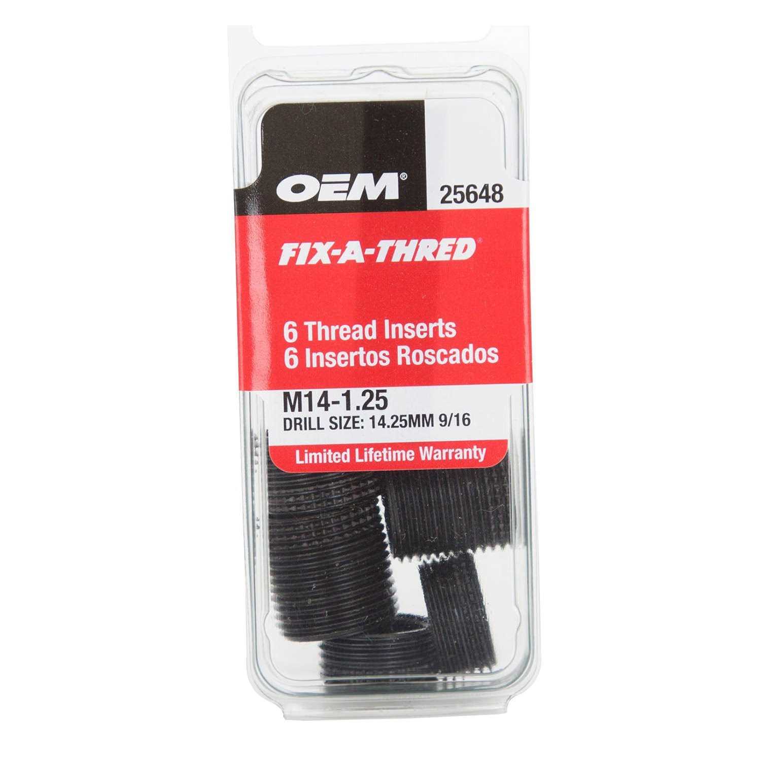 Oemtools 25648 Spark Plug Thread Repair Insert - Cheap Fitting