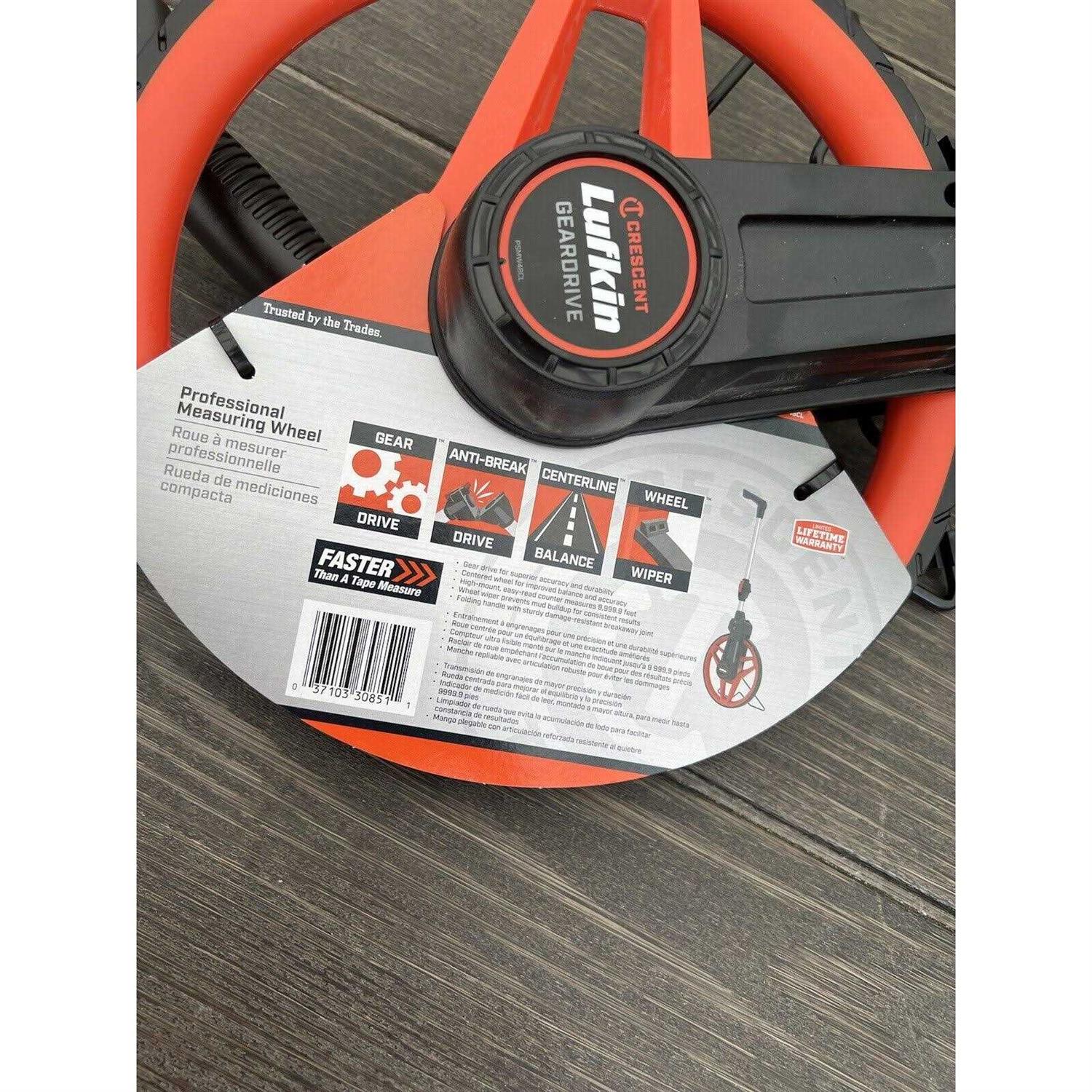 Lufkin 12-1/2 in. Contractors Measuring Wheel PSMW48CL - Cheap Fitting