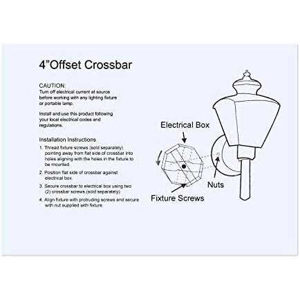 Canomo 4 Universal 360 Rotation Light Fixture Crossbar, Cross-Shaped Lighting Crossbar with Screws and Nuts - Cheap Fitting