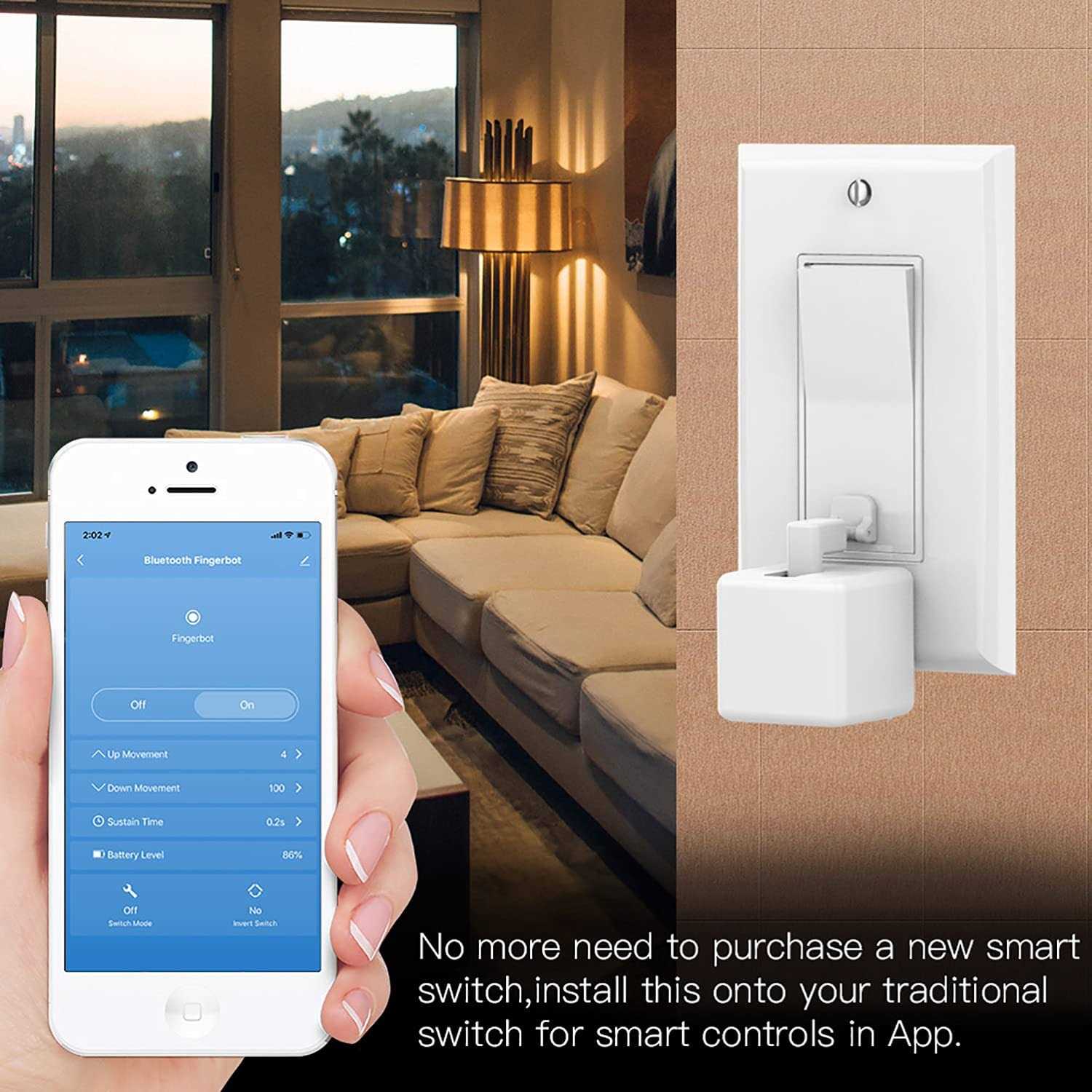 Smart Switch Button Pusher Switch Bot Button Pusher, Tuya App or Timer Control - Cheap Fitting