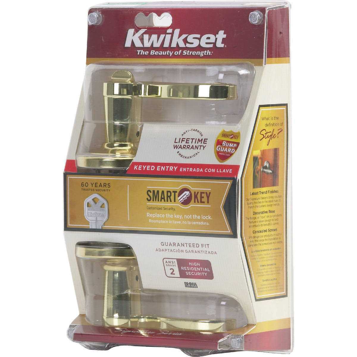 Kwikset Lido Entry Lever - Cheap Fitting
