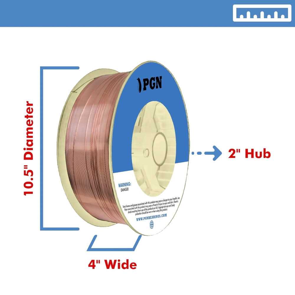 Pgn Bearings Er70s-6 .023 Inch Mild Steel MIG Welding Wire - Cheap Fitting