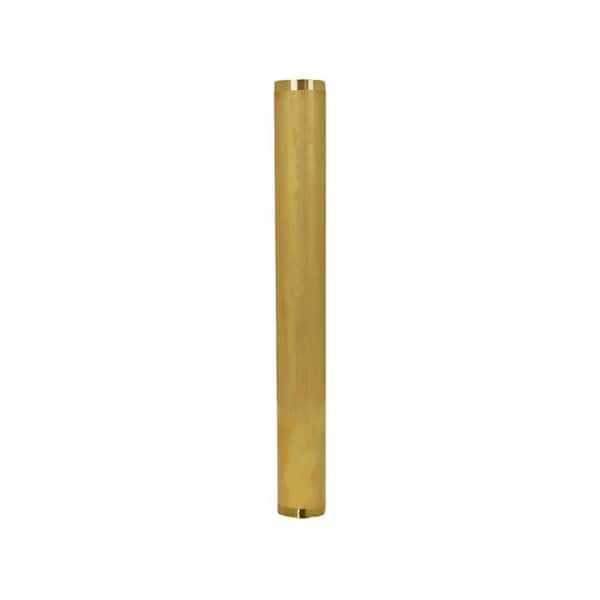 The Plumber’s Choice 1-1/2 in. x 12 in. Brass Threaded Tube for Tubular Drain Applications - Cheap Fitting