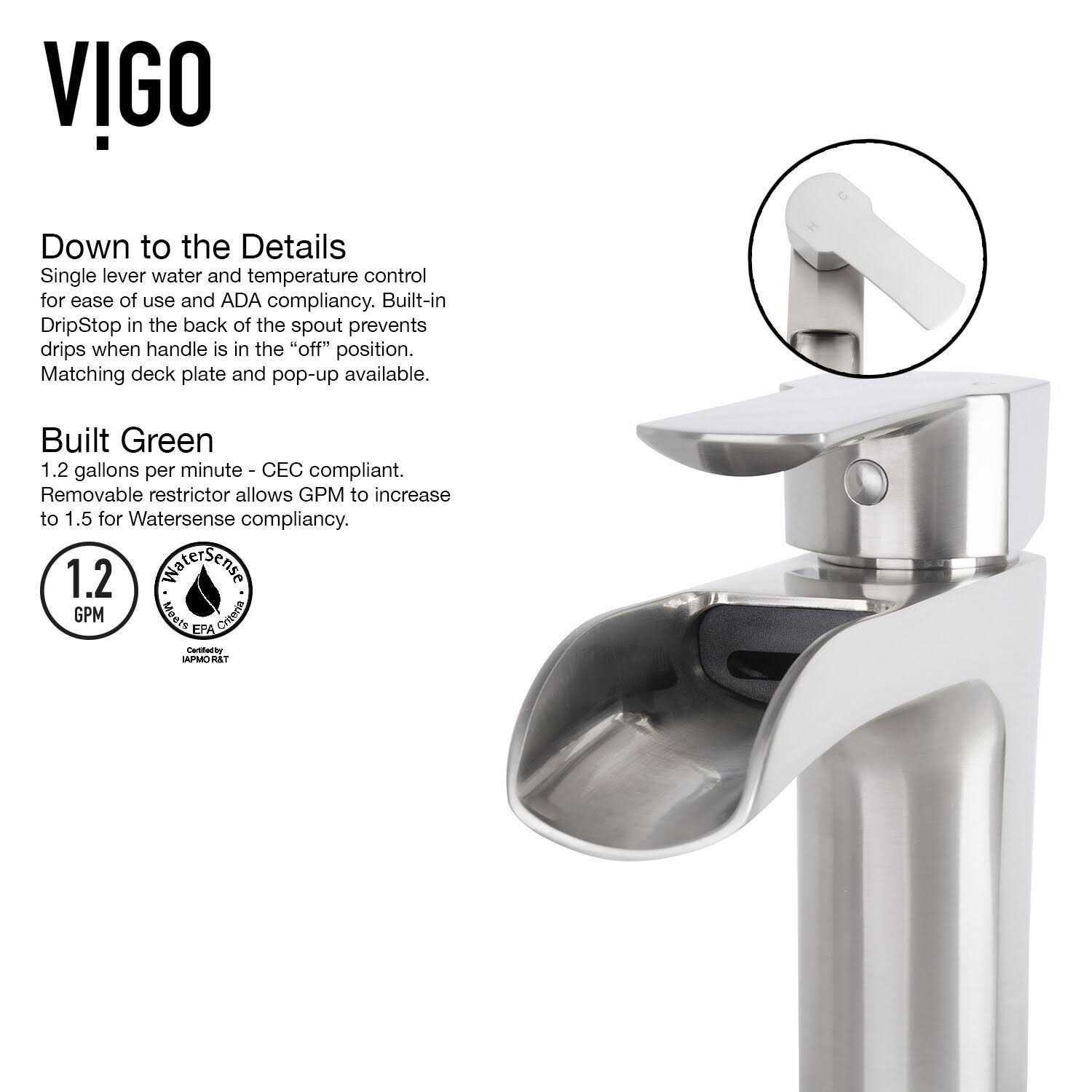 Vigo Niko Matte Black Vessel Bathroom Faucet VG03024MB - Cheap Fitting