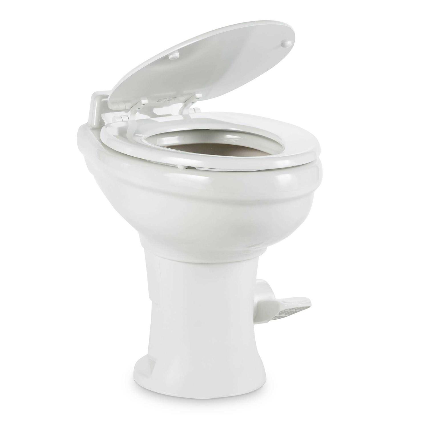Dometic 320 Series Standard Height Toilet W Hand Spray White - Cheap Fitting