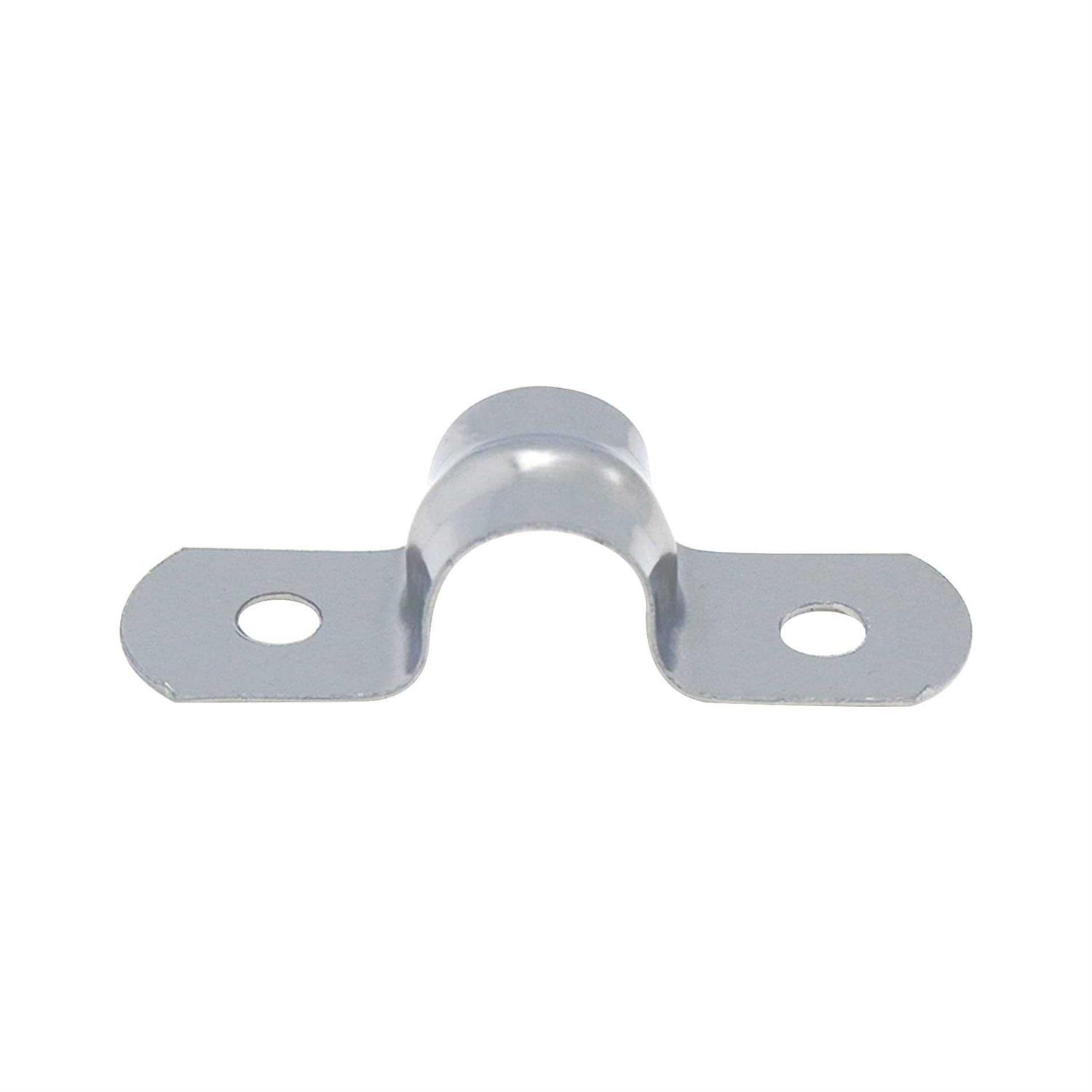 Sydien 50Pcs 2Hole Strap U Bracket Tube Strap Stainless Steel Rigid Pipe Strap Clamp - Cheap Fitting