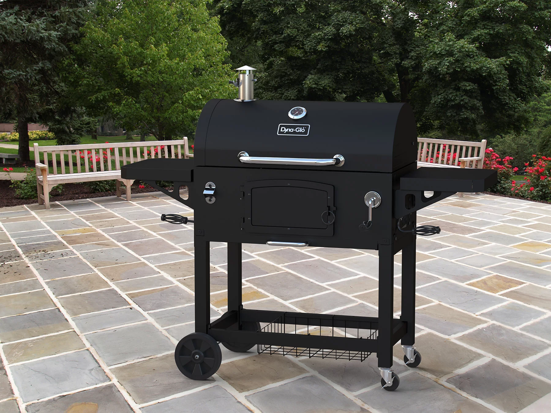 Dyna-Glo X-Large Heavy-Duty Charcoal Grill - 32 in. W- 816 sq.in. of Cooking Area Black - Cheap Fitting