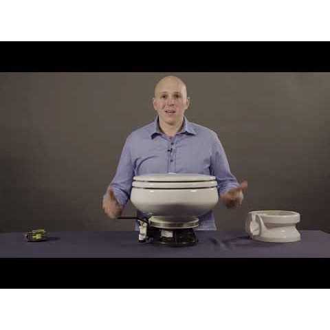 Dometic 385344437 Seat & Cover Bone - Cheap Fitting