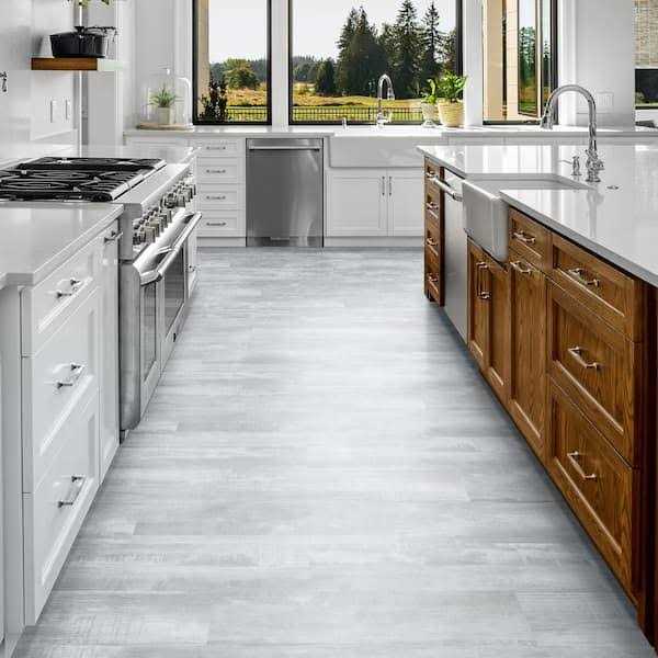 ALLURE 6 MIL x 7 in. W x 48 in. L Click Lock Waterproof Luxury Vinyl Plank Flooring - Cheap Fitting