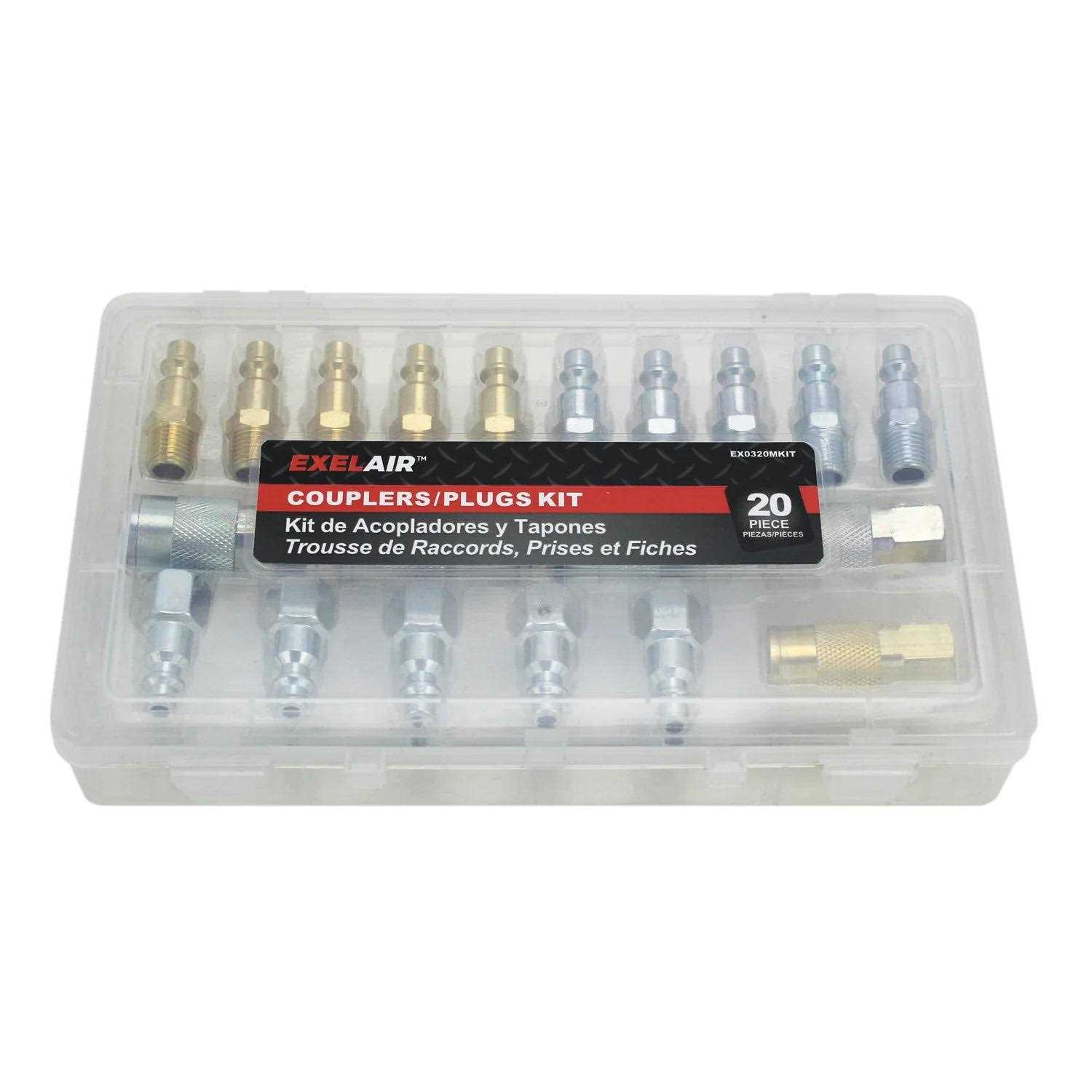 Milton 20 Piece Coupler and Plug Kit EX0320MKIT - Cheap Fitting